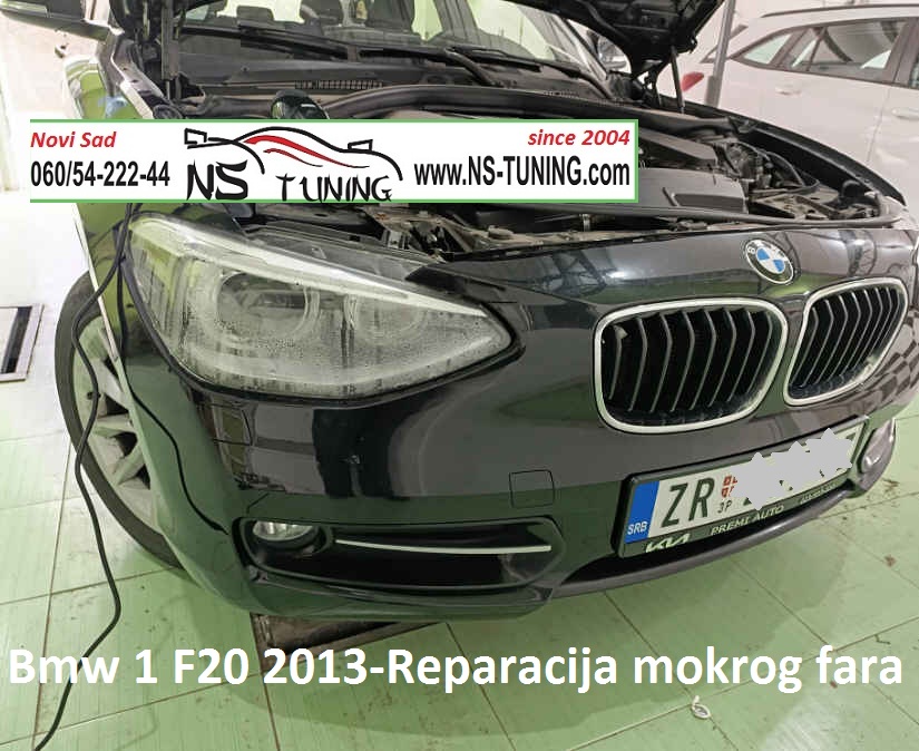 Bmw 1 F20 2012 Reparacija mokrog fara servis farova novi sad zrenjanin ns tuning